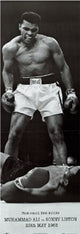 Muhammad Ali vs. Sonny Liston Poster Print - 21x62