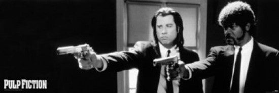 Pulp Fiction Guns Poster Print - Rolled Art Decor