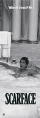 Scarface Tub Black and White Poster Print - 21x62