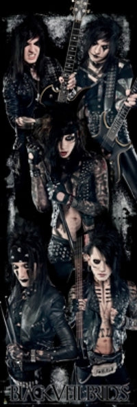 Black Veil Brides Group Rolled Poster Print - 21x62