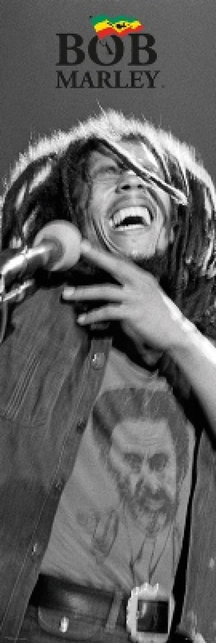 Bob Marley Black & White Door Poster Print (21x62)