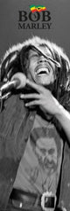 Bob Marley Black & White Door Poster Print (21x62)