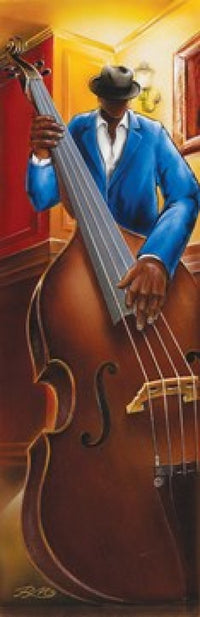 Magrini Jazz III Bass Poster Print - Rolled Poster 12x36
