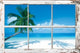Tropical Window Poster Print - 34x22 Rolled Poster