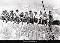 Lunchmen On Beam Subwaymural Poster - Large Format Print