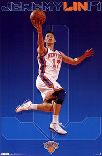 New York Knicks Jeremy Lin Rolled Poster Print 22x34