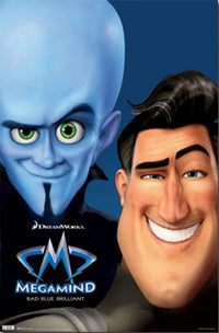 Megamind Movie Poster Print - 24x36 Rolled Poster