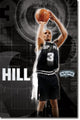 Spurs G Hill 10 Poster Print - Vibrant Basketball Wall Art
