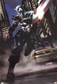 Captain America Comic Poster Print showcasing vibrant superhero art.