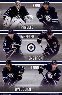Winnipeg Jets Collage 13 Poster Print - 22x34