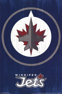 Winnipeg Jets Logo 13 Poster Print - 22x34 Rolled Poster