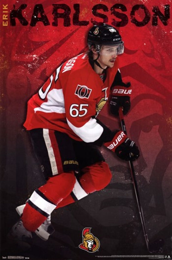 Erik Karlsson Ottawa Senators poster print 22 x 34