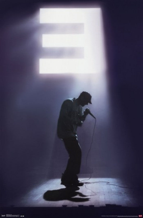 Eminem Mic Poster Print - 24x36 Rolled Poster