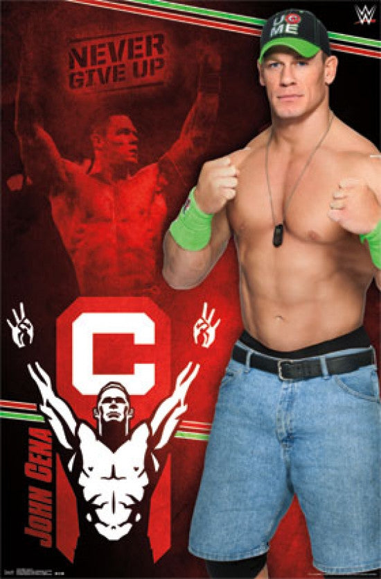 WWE John Cena Poster Print - 24x36 Rolled Art