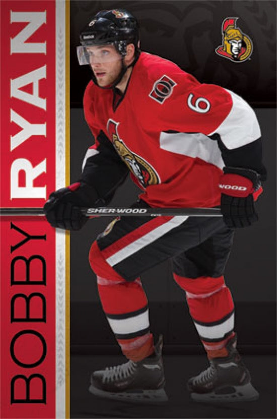 Ottawa Senators B Ryan 13 Poster Print in vibrant colors.