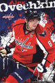 Washington Capitals Alex Ovechkin Poster Print showcasing NHL star in action.