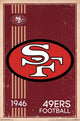 San Francisco 49ers Retro Logo Poster Print - 22x34