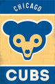 Chicago Cubs Retro Logo Poster Print 2014 Edition