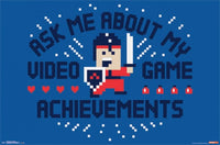 Snorg Tees Achievements Poster Print - Motivational Artwork