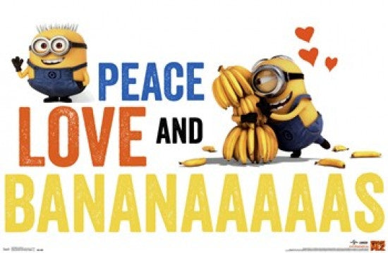 Minions - Bananas Poster Print (36x24) | Fun Wall Décor