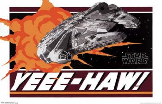 Star Wars Yeee-Haw Poster Print - Rolled 36x24