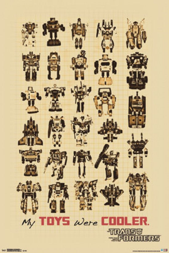 Transformers Cooler Toys Rolled Poster Print - 24x36