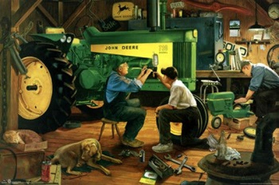 John Deere Heritage Rolled Poster Print - 36x24