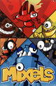 Lego Mixels Group Poster Print featuring colorful characters.
