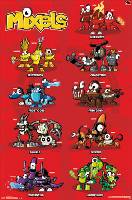 Lego Mixels - Grid Poster Print (22x34) - Item # VARTIARP13311