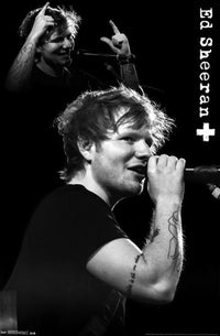 Ed Sheeran Mic Poster Print - 24x36 Rolled Poster