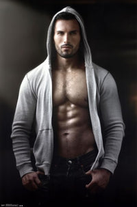 Hotness Man in Hoodie Poster Print - Stylish urban art