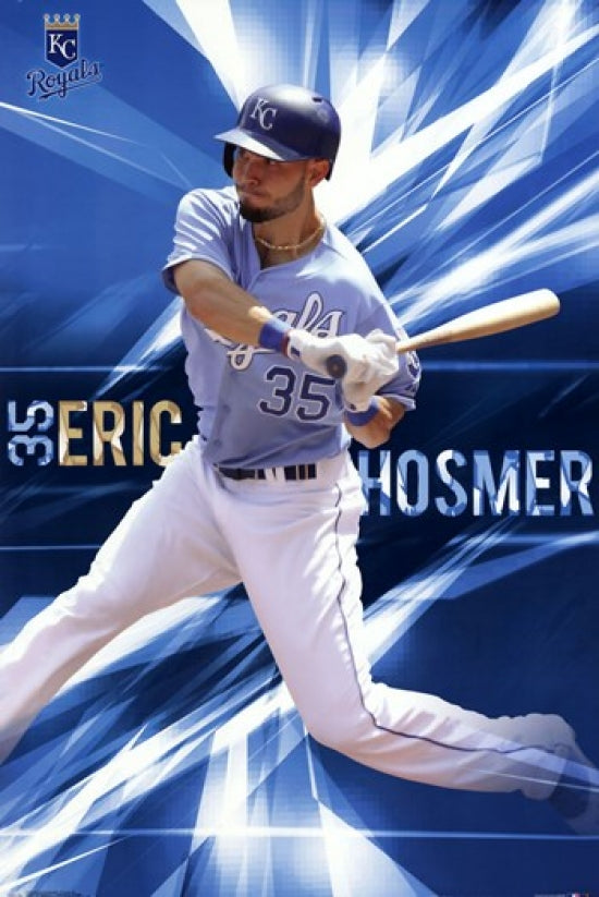 Kansas City Royals E Hosmer Poster Print 22 x 34