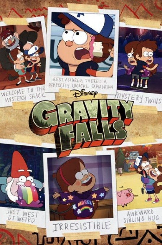 Gravity Falls Grid Poster Print - Rolled Poster (24x36)