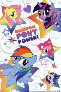 My Little Pony Group Poster Print - 24x36 Rolled Poster