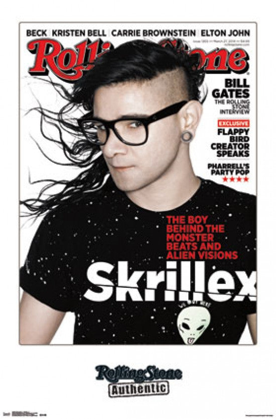 Rolling Stone Skrillex Poster Print - 24x36 | Posterazzi