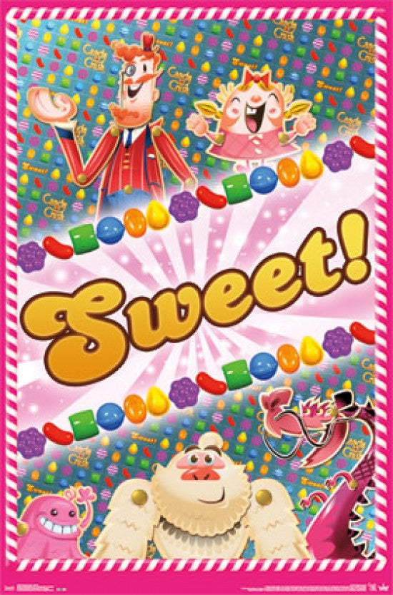 Candy Crush - Sweet Poster Print (24x36) | Posterazzi