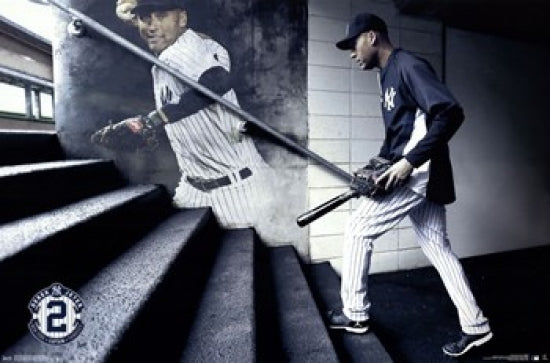 New York Yankees Derek Jeter Retirement Poster Print 36x24