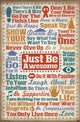 Just Be Awesome Motivational Poster Print - 22x34