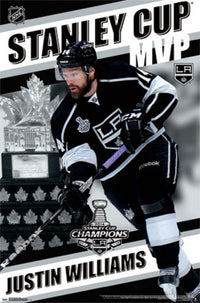 2014 Los Angeles Kings Justin Williams Stanley Cup MVP Poster Print