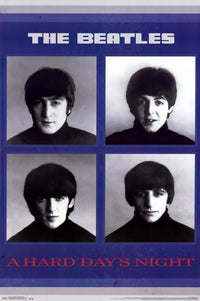 The Beatles A Hard Day's Night Poster Print featuring iconic scene.