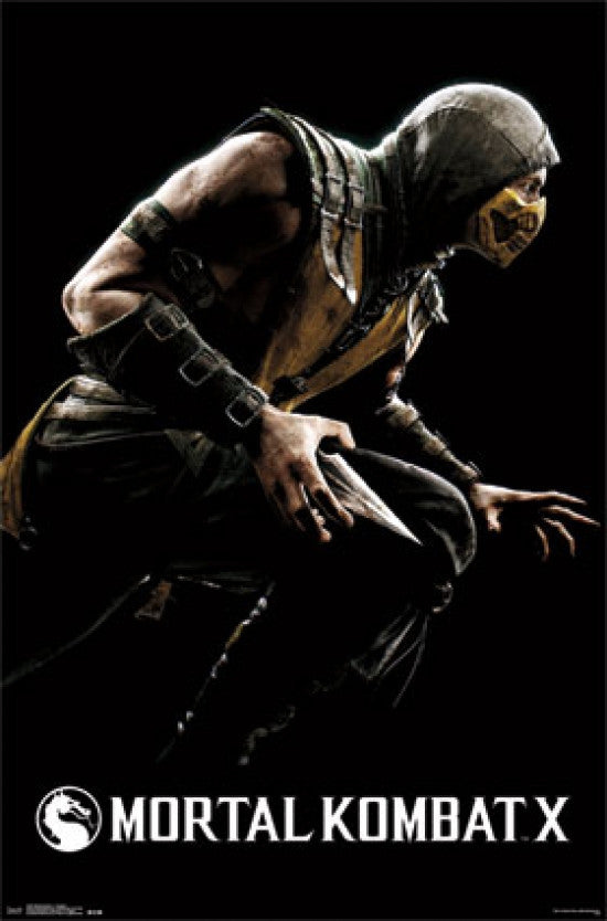 Mortal Kombat X - Scorpion Rolled Poster Print