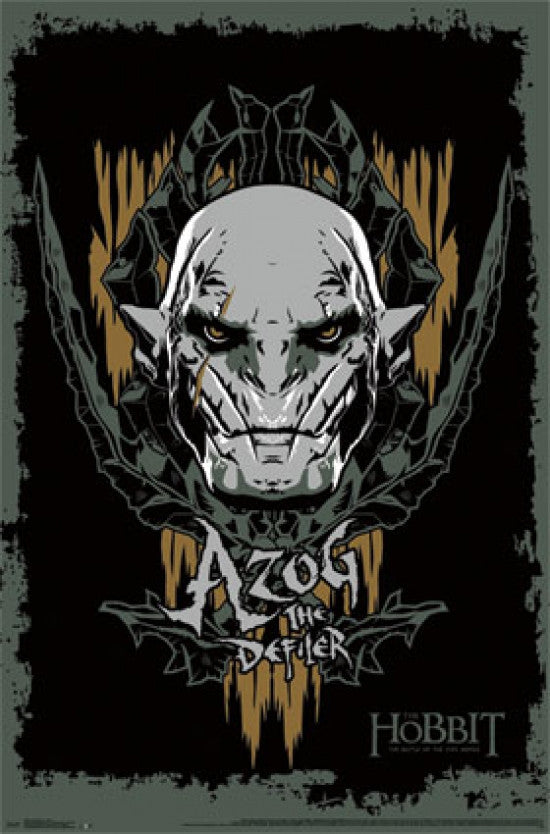 The Hobbit: The Battle of the Five Armies Azog Poster Print