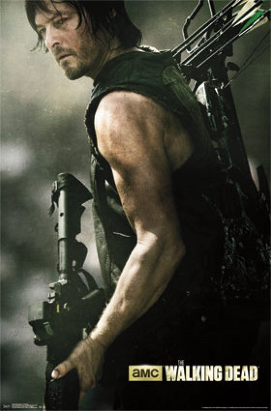 Walking Dead - Daryl Bow Rolled Poster Print 24x36