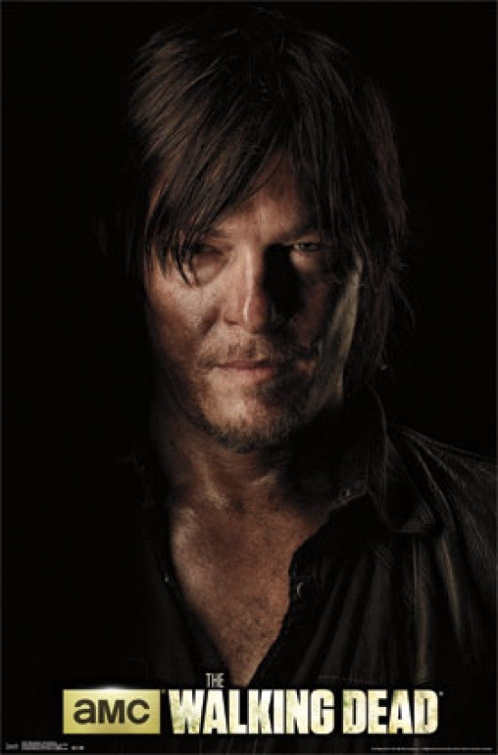 Walking Dead Daryl Shadow Poster Print - 22x34