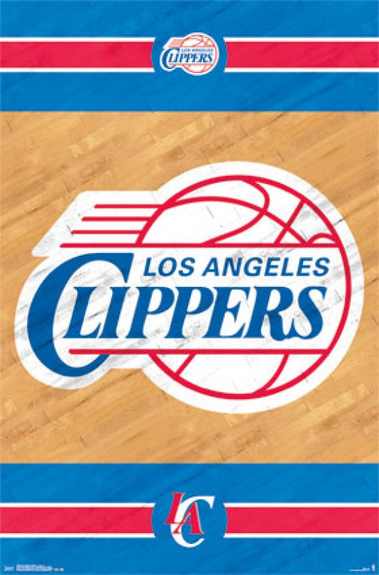 Los Angeles Clippers Logo 14 Poster Print - 22x34