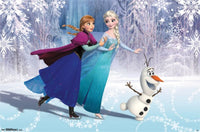 Frozen Ice Skating Poster Print - 24x36 Rolled Poster