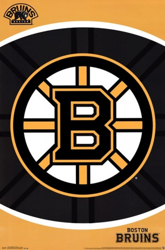 Boston Bruins 2014 Logo Poster Print - Perfect for Fans