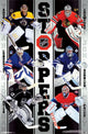 NHL Stoppers 14 Poster Print showcasing dynamic hockey action.