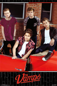 The Vamps Car Poster Print - 24x36, vibrant music-themed poster