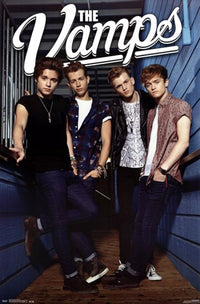 The Vamps Standing Poster Print featuring vibrant colors and high-quality design.